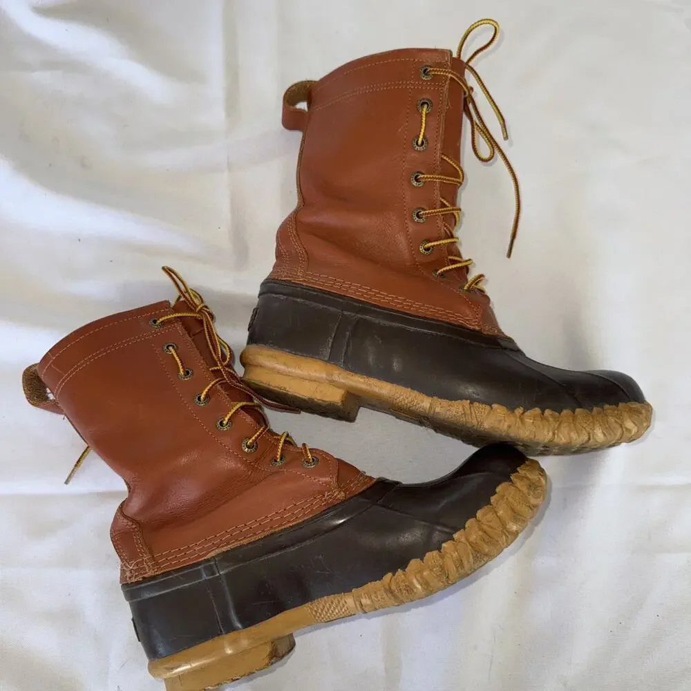 Cabelas Steel Shank Lace Up Duck Boots Men’s Size 9